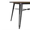 Bolero Stół zewnętrzny 1200x760x(h)760 mm, ciemne drewno