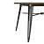 Bolero Stół zewnętrzny 1200x760x(h)760 mm, ciemne drewno