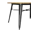 Bolero Wyprzedaż - Stół zewnętrzny 1200x760x(h)760 mm, jasne drewno
