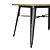 Bolero Stół zewnętrzny 1200x760x(h)760 mm, jasne drewno