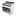 Resto Quality Induction cooker with 6 burners on an open base, 18 kW