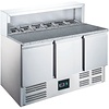 Saro 3-door pizza table 402L, generator at the bottom