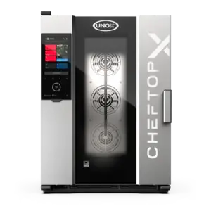 UNOX Piec konwekcyjno-parowy CHEFTOP-X™ Digital.ID™ 10x GN 1/1, gazowy 25 kW UNOX Piec konwekcyjno-parowy CHEFTOP-X™ Digital.ID™ 10x GN 1/1, gazowy 25 kW