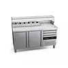 Fagor 2-door pizza table from 0 to 8 °C, 325L, side unit