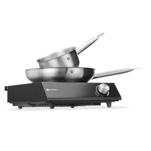 Hendi Induction cooker 3.5 kW, 320x395x(h)95mm with pot and frying pan included Hendi Induction cooker 3.5 kW, 320x395x(h)95mm with pot and frying pan included