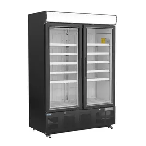 Polar Refrigeration  2-door glass freezer cabinet, 920 L, -22 °C to -18 °C
