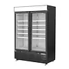 Polar Refrigeration 2-door glass freezer cabinet, 920 L, -22 °C to -18 °C Polar Refrigeration 2-door glass freezer cabinet, 920 L, -22 °C to -18 °C
