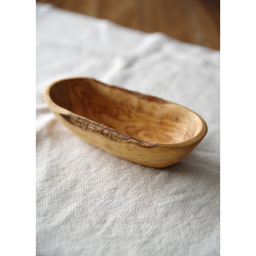 Hendi Miska podłużna z drewna oliwnego 205x95x(h)50mm Hendi Miska podłużna z drewna oliwnego 205x95x(h)50mm