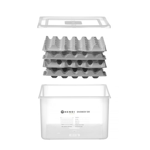Hendi Pojemnik na jajka HENDI OVOBOX GN 2/3, 18L, 355x325x(h)200mm