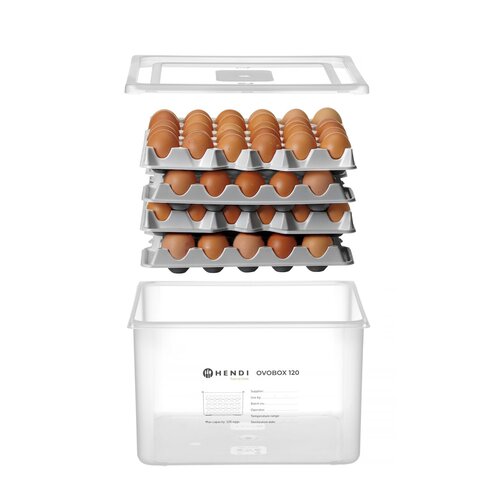 Hendi Pojemnik na jajka HENDI OVOBOX GN 2/3, 18L, 355x325x(h)200mm