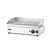 Hendi Płyta grillowa elektryczna, 518x330 mm, 1/2 gładka, 1/2 ryflowana 2.4 kW