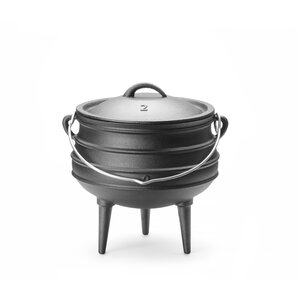 Hendi Kociołek żeliwny 6L, czarny, Ø245x(h)280mm