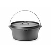 Hendi Kociołek żeliwny, 9L, czarny, Ø310x(h)155mm
