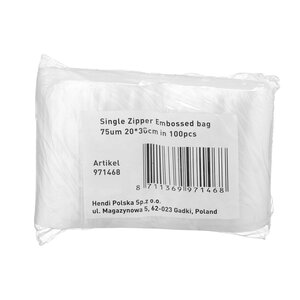 Hendi Worki moletowane z zamknięciem strunowym do pakowarki próżniowej (100 szt)