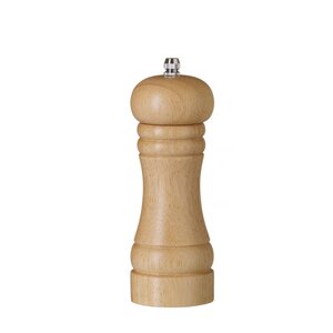Hendi Młynek do pieprzu z drewna Ø57x(h)165mm, jasne drewno Hendi Młynek do pieprzu z drewna Ø57x(h)165mm, jasne drewno