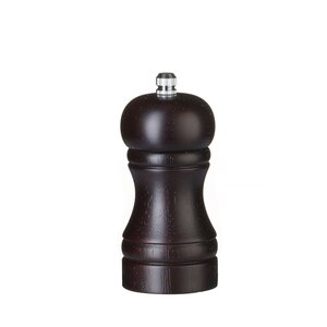 Hendi Wyprzedaż - Młynek do soli z drewna Ø50x(h)113mm, ciemne drewno