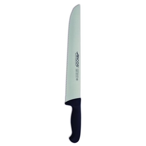 Arcos Nóż rzeźniczy ząbkowany 492 mm, czarny Arcos Nóż rzeźniczy ząbkowany 492 mm, czarny