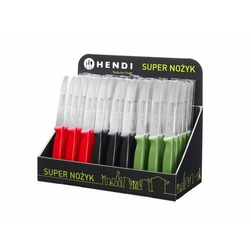 Hendi Nóż uniwersalny ząbkowany 220 mm, zielony Hendi Nóż uniwersalny ząbkowany 220 mm, zielony