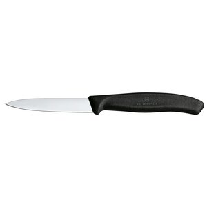Victorinox Nóż do jarzyn gładki Victorinox 190 mm, czarny Victorinox Nóż do jarzyn gładki Victorinox 190 mm, czarny