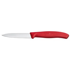 Victorinox Nóż do jarzyn gładki, 190 mm, czerwony Victorinox Nóż do jarzyn gładki, 190 mm, czerwony