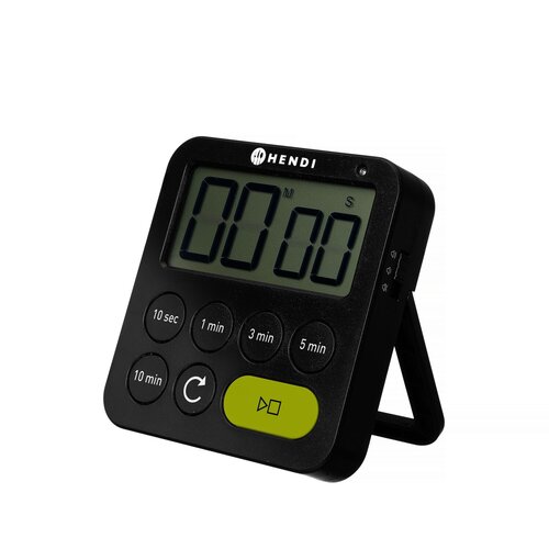 Hendi Timer jednozakresowy 82x20x(h)88mm, czarny Hendi Timer jednozakresowy 82x20x(h)88mm, czarny