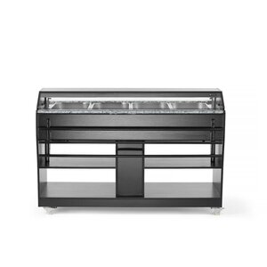 Hendi Bufet sałatkowy, grzewczy 4x GN 1/1 150 mm, od 30 do 90°C, czarny Hendi Bufet sałatkowy, grzewczy 4x GN 1/1 150 mm, od 30 do 90°C, czarny