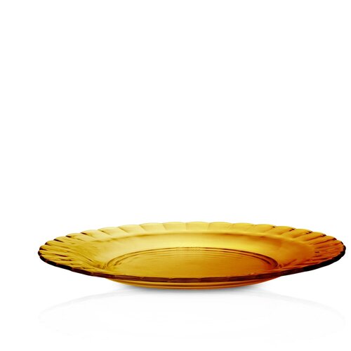 Duralex Talerz płytki PICARDIE AMBER Ø260x(h)19mm Duralex Talerz płytki PICARDIE AMBER Ø260x(h)19mm