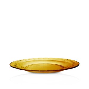 Duralex Talerz płytki PICARDIE AMBER Ø230x(h)20mm, pomarańczowy Duralex Talerz płytki PICARDIE AMBER Ø230x(h)20mm, pomarańczowy