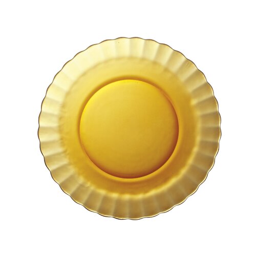 Duralex Talerz płytki PICARDIE AMBER Ø230x(h)20mm, pomarańczowy Duralex Talerz płytki PICARDIE AMBER Ø230x(h)20mm, pomarańczowy