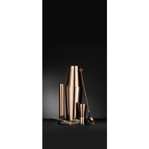 BarUp Zestaw barmański w tubie Ø120x(h)320mm, miedziany BarUp Zestaw barmański w tubie Ø120x(h)320mm, miedziany