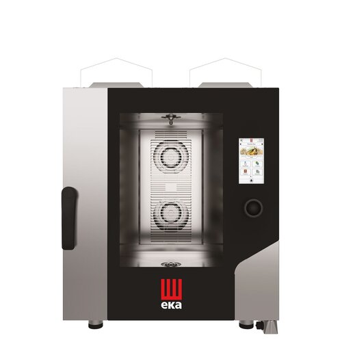 EKA Piec konwekcyjno-parowy Millennial Touch Screen Gastro 7x GN 1/1, gazowy 13.5 kW z automatycznym systemem myjącym EKA Piec konwekcyjno-parowy Millennial Touch Screen Gastro 7x GN 1/1, gazowy 13.5 kW z automatycznym systemem myjącym