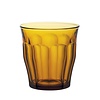 Duralex Niskie szklanki PICARDIE AMBER 310 ml (6 szt.)