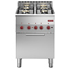 Diamond Gas Cooker with 4 Burners and Electric Oven GN 2/3, 16,8 kW - Copy