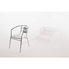 Bolero Silver Stackable Aluminum Chair for Outdoor Use (Pack of 4) - Copy