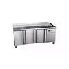Asber 3-door cooling table with sink from 0 to 8°C
