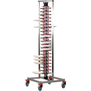 Saro Wózek do transportu talerzy | pojemność 84 szt. | 600x600x(H)1830mm Saro Wózek do transportu talerzy | pojemność 84 szt. | 600x600x(H)1830mm