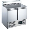 Saro Stół chłodniczy sałatkowy 2-drzwiowy, 240 L, od +2 do 8°C ze szklaną nadstawą Saro Stół chłodniczy sałatkowy 2-drzwiowy, 240 L, od +2 do 8°C ze szklaną nadstawą