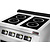 Resto Quality Induction cooker with 6 burners on an open base, 21 kW