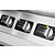 Resto Quality Induction cooker with 6 burners on an open base, 21 kW