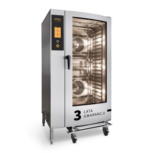Retigo Piec konwekcyjno-parowy 20x GN 1/1, elektryczny, 37.1 kW, 400V z natryskiem Retigo Piec konwekcyjno-parowy 20x GN 1/1, elektryczny, 37.1 kW, 400V z natryskiem