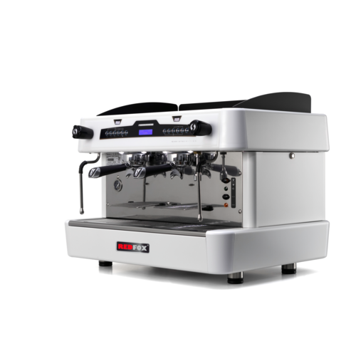 RedFox 2-group white coffee machine RedFox 2-group white coffee machine