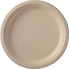 Duni Round Bagassa Desert Plate Ø260 mm, Brown, Biodegradable (Pack of 500)