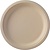 Duni Round Bagassa Desert Plate Ø260 mm, Brown, Biodegradable (Pack of 500)