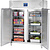 Stalgast 2-door refrigerated cabinet, 1300 L, stainless steel, 2 °C to 8 °C