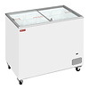 Diamond Sliding Glass Top Chest Freezer 300 L, from -15 °C to -25 °C