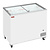 Diamond Sliding Glass Top Chest Freezer 300 L, from -15 °C to -25 °C