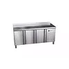Asber 3-door cooling table with sink from 0 to 8°C. unit from the side