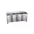Asber 3-door cooling table with sink from 0 to 8°C. unit from the side