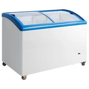 XXLselect Glass Top Ice Cream and Frozen Food Freezer 361L, from -18°C XXLselect Glass Top Ice Cream and Frozen Food Freezer 361L, from -18°C