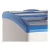 XXLselect Glass Top Ice Cream and Frozen Food Freezer 361L, from -18°C